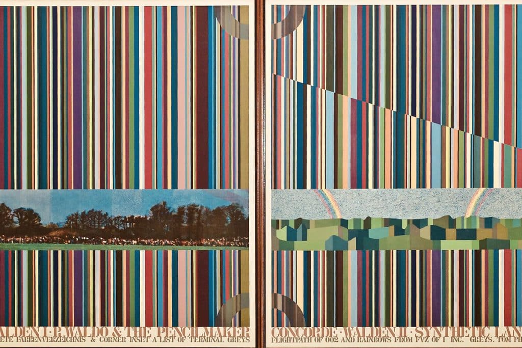 Concord, Walden I and Walden II (1971) - Tom Philips (1937)