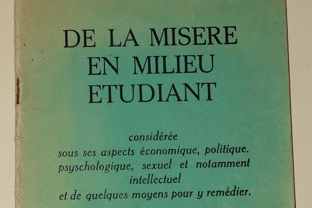 Brochure éditée par des membres de l'internationale situationniste et des étudiants de Strasbourg en 1967