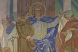 Fresque de Maurice Denis, Glorification de Saint-Louis, église Saint-Louis-de-Vincennes.