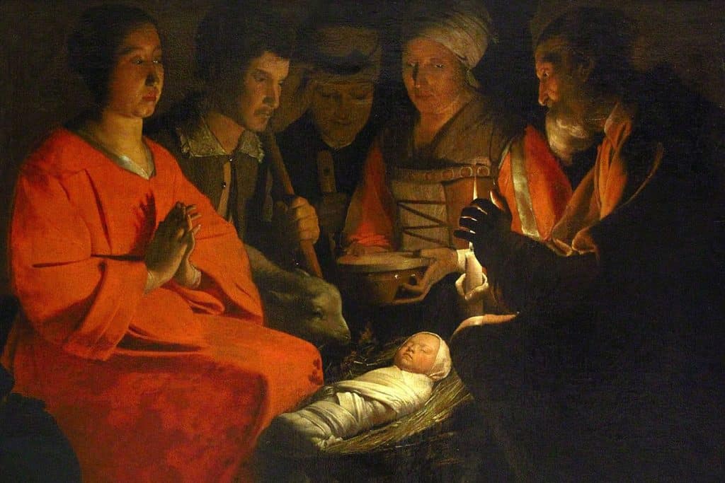 L'adoration des bergers, Georges de La Tour