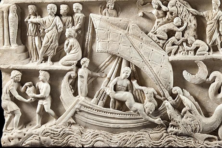 Sarcophage dit « de Jonas » (détail), réalisé vers l'an 300