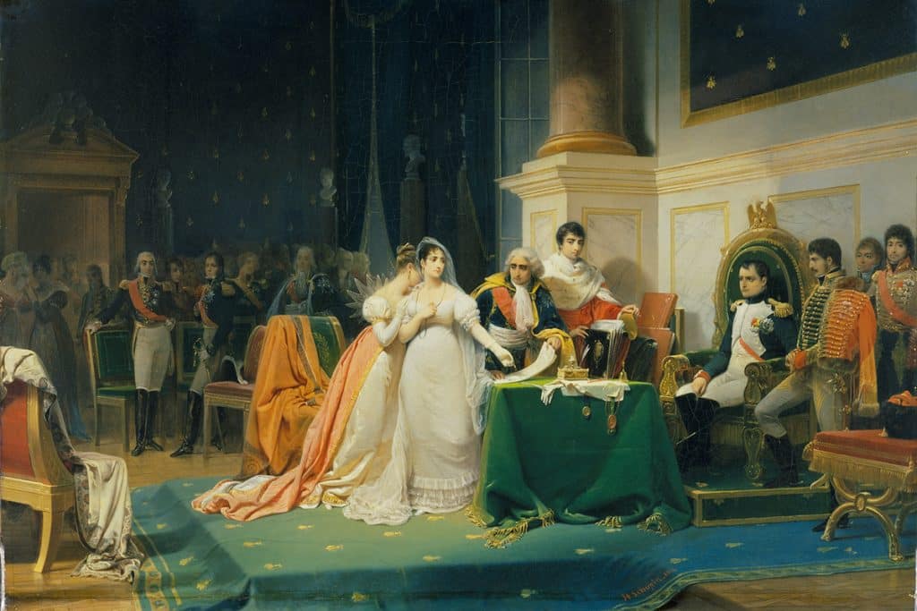Le divorce de l'Impératrice Joséphine, par Henri Frédéric Schopin, vers 1830