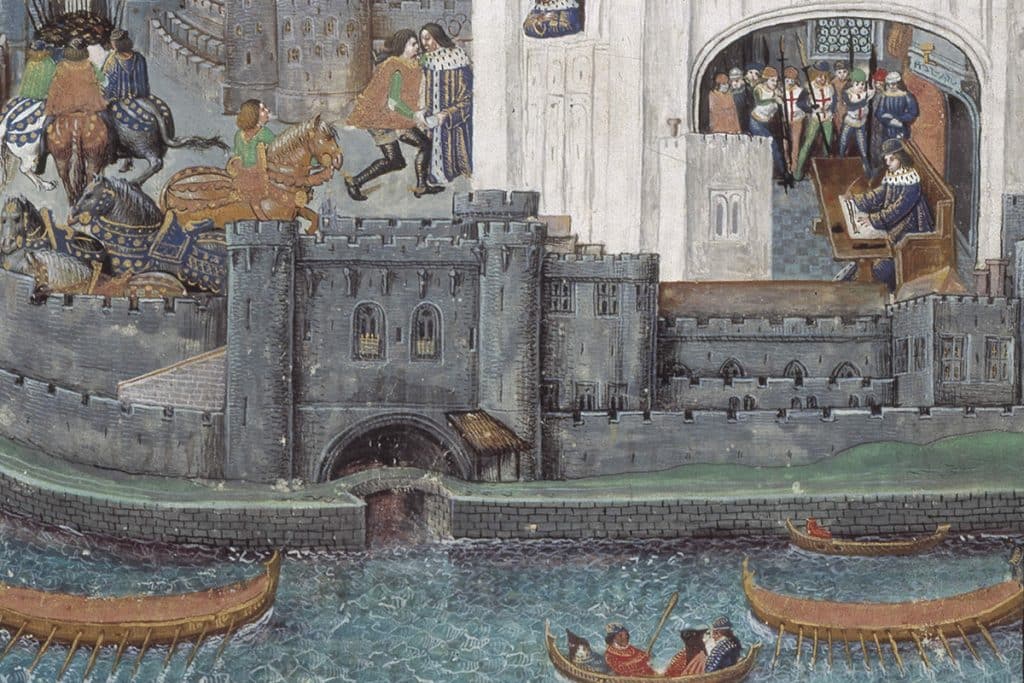 Charles d'Orléans prisonnier dans la tour de Londres