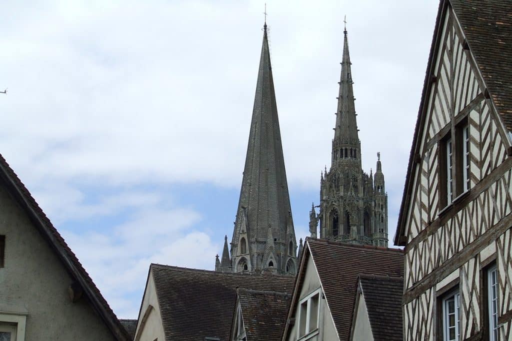 Flèches de la cathédrale de Chartres