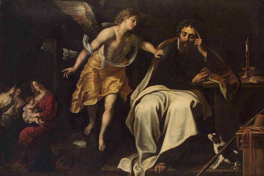 Le songe de Joseph par Gerard Seghers, 1630