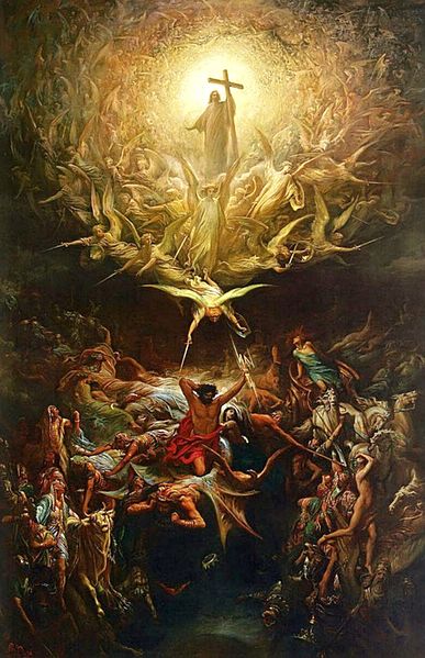 Le triomphe du christinaisme sur le paganisme, Gustave Doré, 1899.