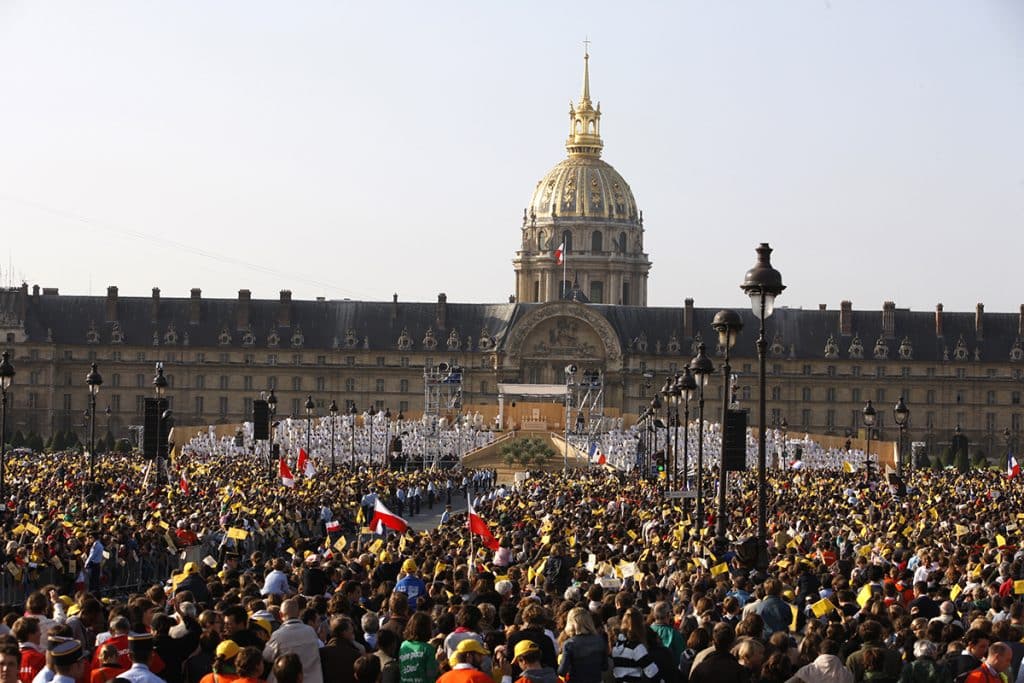 Messe aux Invalides avec le pape Benoît XVI, 2008.