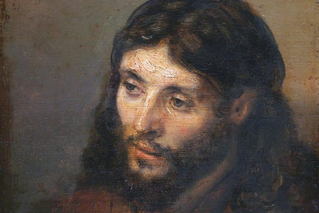 Tête du Christ (Christuskopf) par Rembrandt van Rijn, 1645-50
