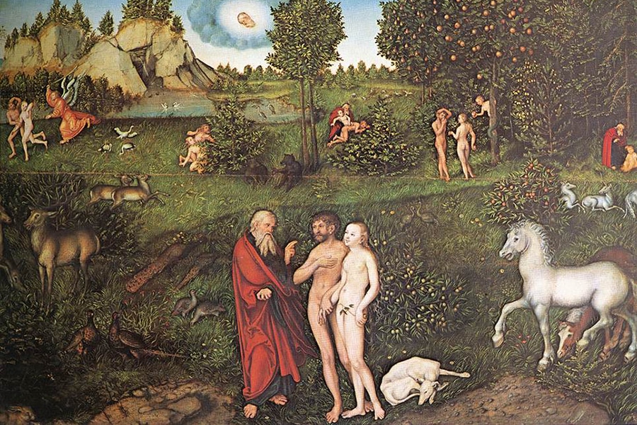 Le jardin d'Éden, Lucas Cranach l'Ancien (1472–1553)