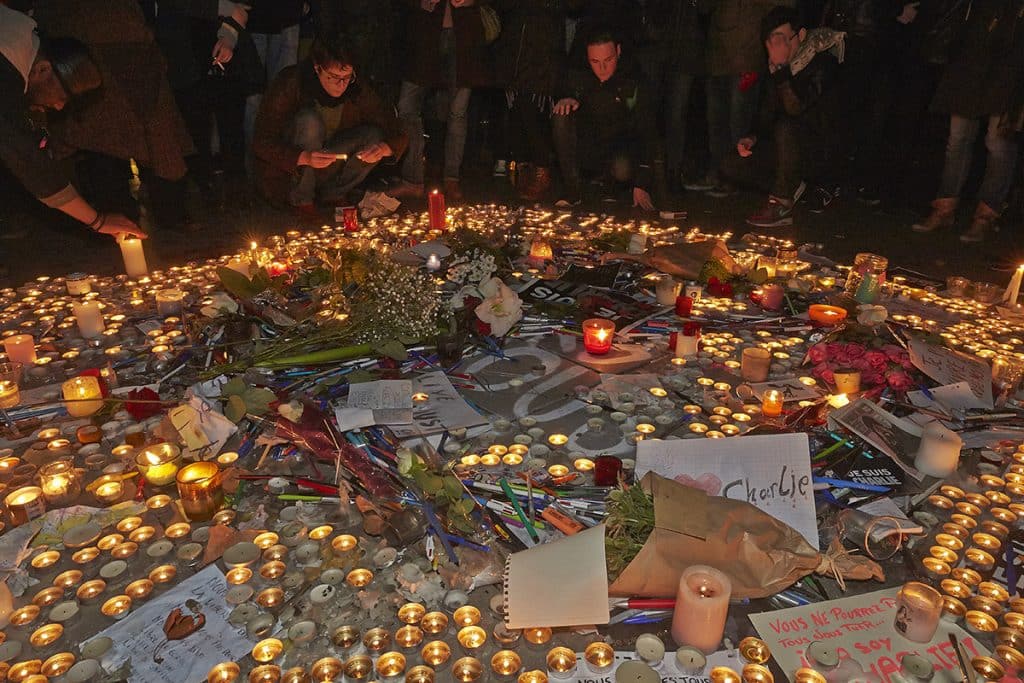 Veillée en mémoire des victimes de Charlie Hebdo