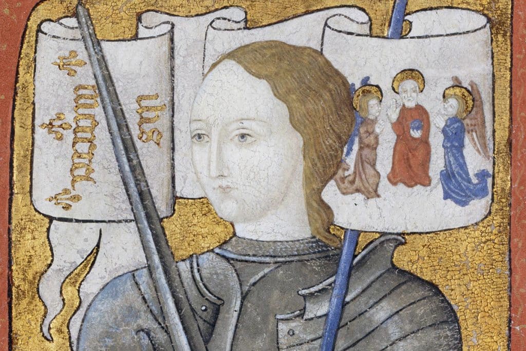 Sainte Jeanne d'Arc, miniature.