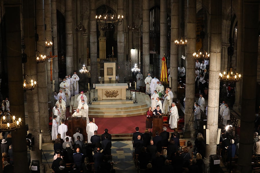 Messe de la Toussaint en la basilique Notre-Dame à Nice