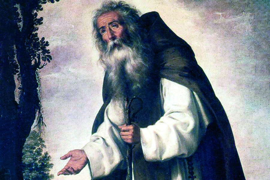 « Les Pères du désert nous offrent une anthropologie très bien posée  » (Saint Antoine, Zurbaran).