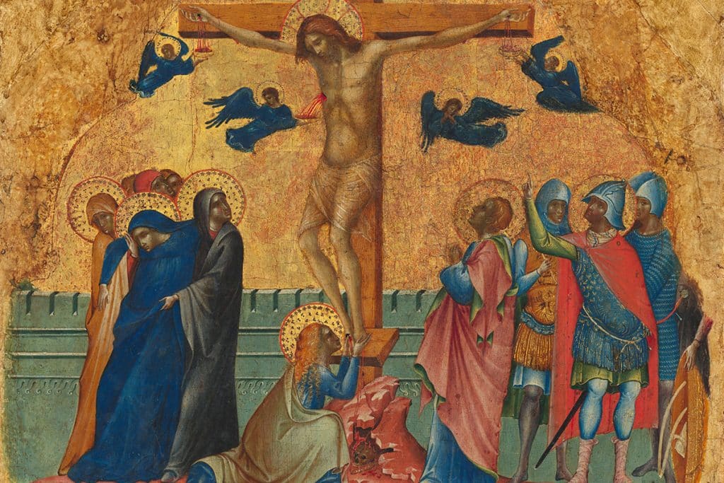 « La Crucifixion » par Paolo Veneziano, vers 1340-1345