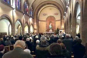 Jusqu’avant le confinement de mars dernier, l’église était remplie tous les dimanches.