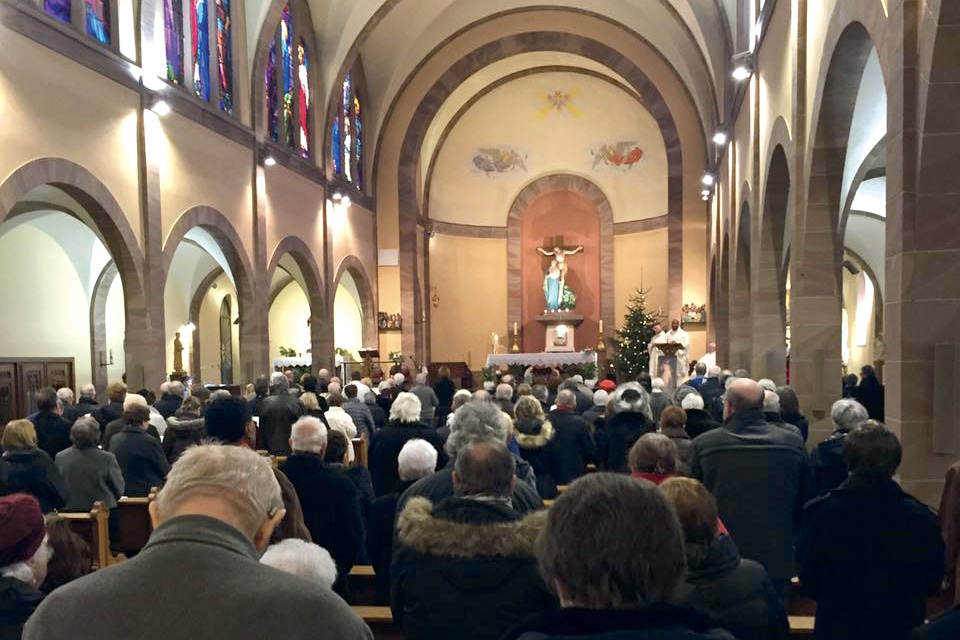 Jusqu’avant le confinement de mars dernier, l’église était remplie tous les dimanches.