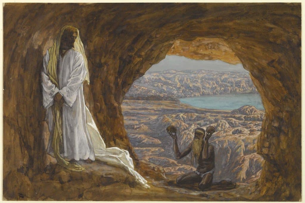 Jésus tenté dans le désert