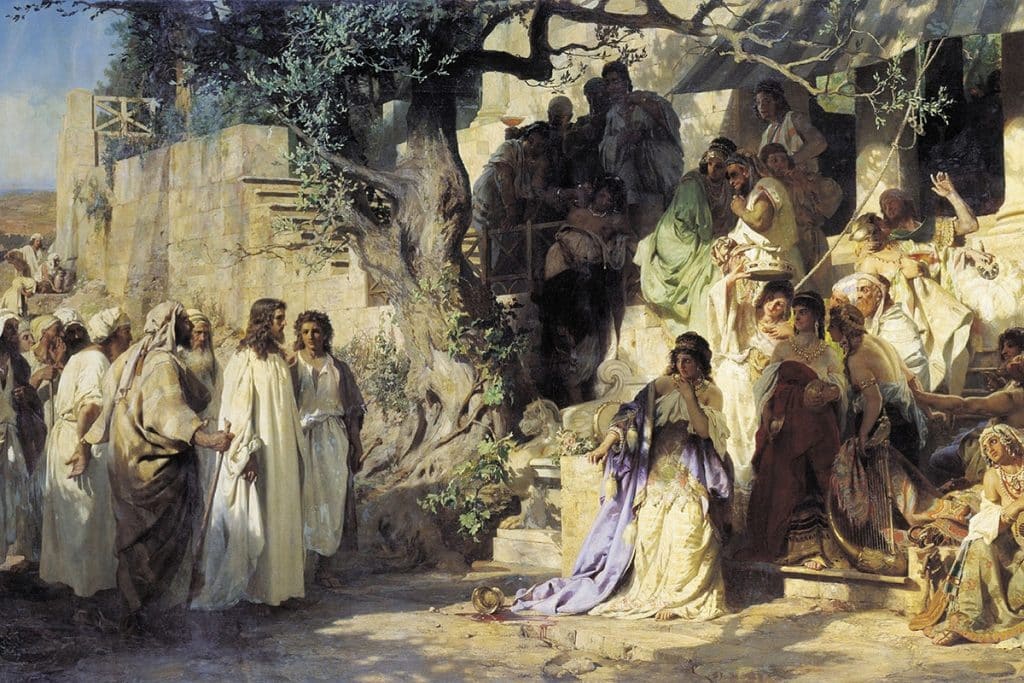 Le Christ et la pécheresse par Henryk Siemiradzki, 1875