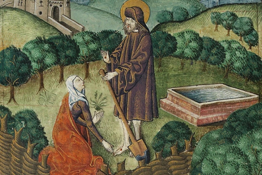 « Le Christ apparaissant à Marie-Madeleine comme un jardinier » (ou « Noli me tangere »)