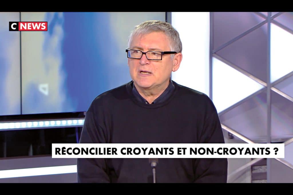 Michel Onfray dans l'émission En Quête d'Esprit, sur Cnews, le 21 mars dernier.