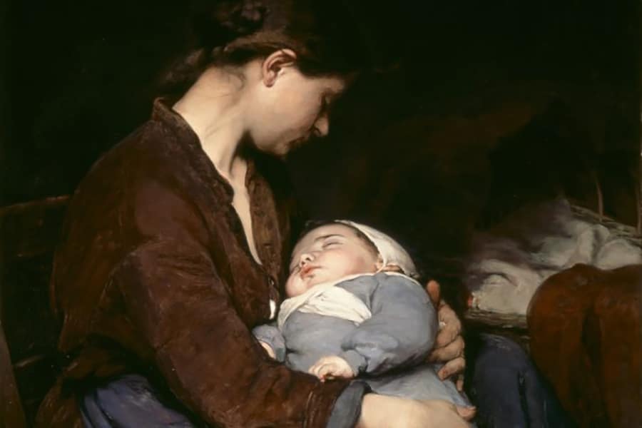 Une mère, Elizabeth Nourse, 1888