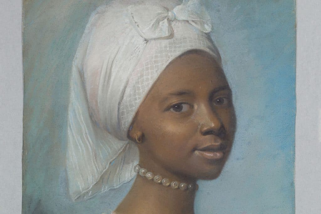 « Portait d'une jeune femme » par Jean-Etienne Liotard, fin du XVIIIe siècle