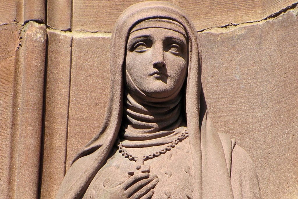 Sainte Odile, chapelle de la Toussaint, Strasbourg.