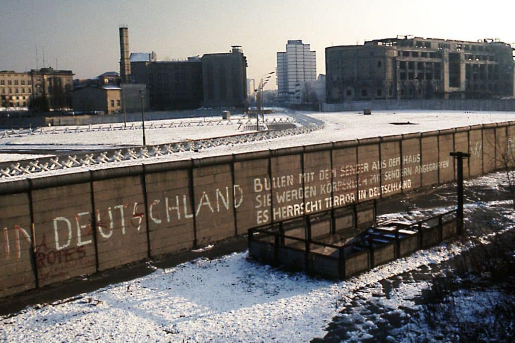 Le mur de Berlin