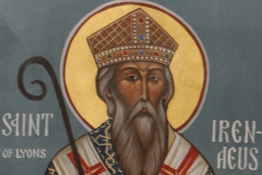 Icône orthodoxe de saint Irénée.