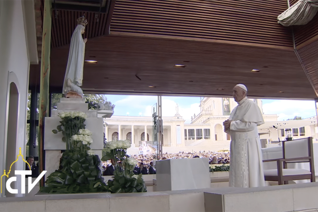 Le pape François à Fatima, mai 2017.