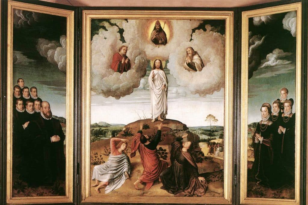 La Transfiguration du Christ, Gérard David, 1520.