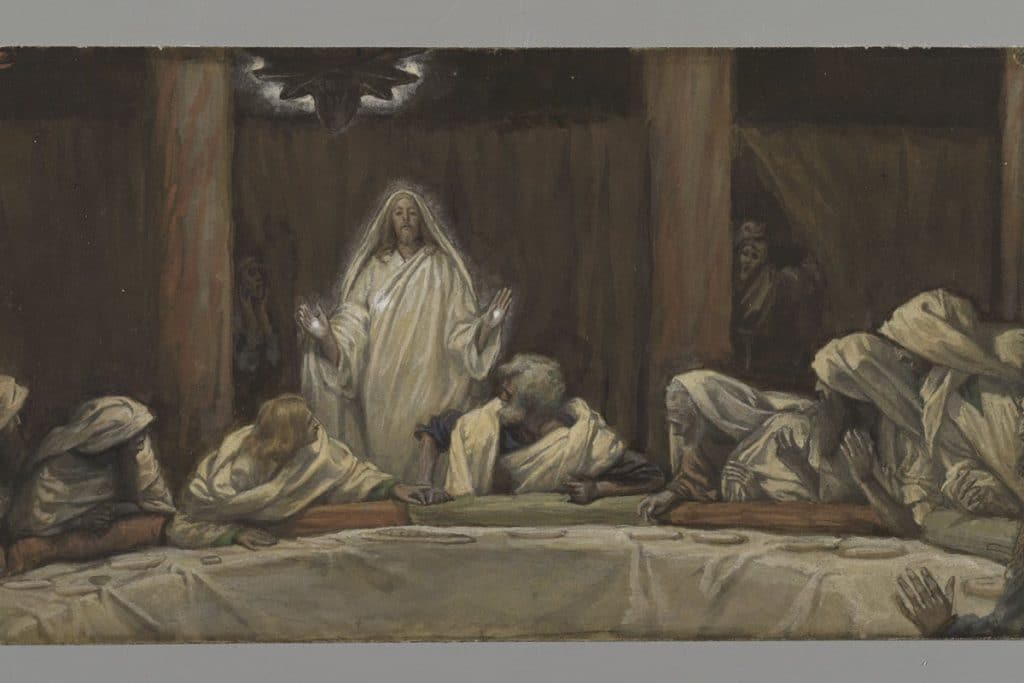 Apparition du Christ au cénacle, James Tissot, v. 1890