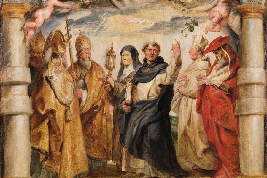 Les défenseurs de l'Eucharistie, Rubens, v. 1625