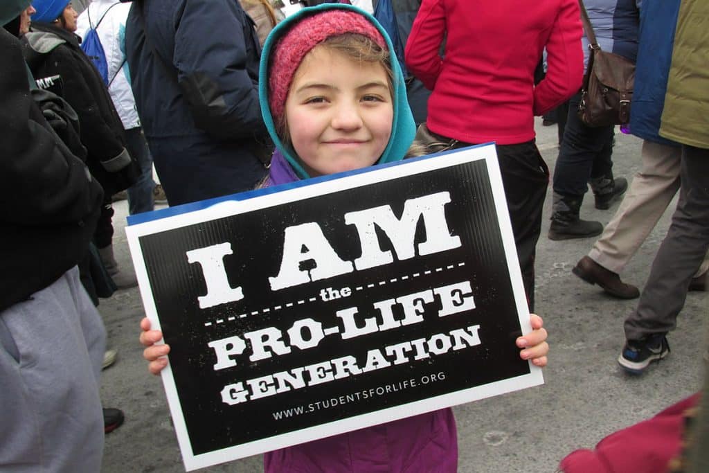 « Je suis la génération pour la vie », March for LIfe, Washington D.C.