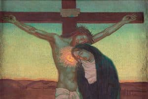 Sacré-Cœur crucifié, 1916.