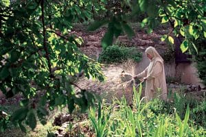 Les religieuses peuvent cultiver leur jardin dans les moments de détente.