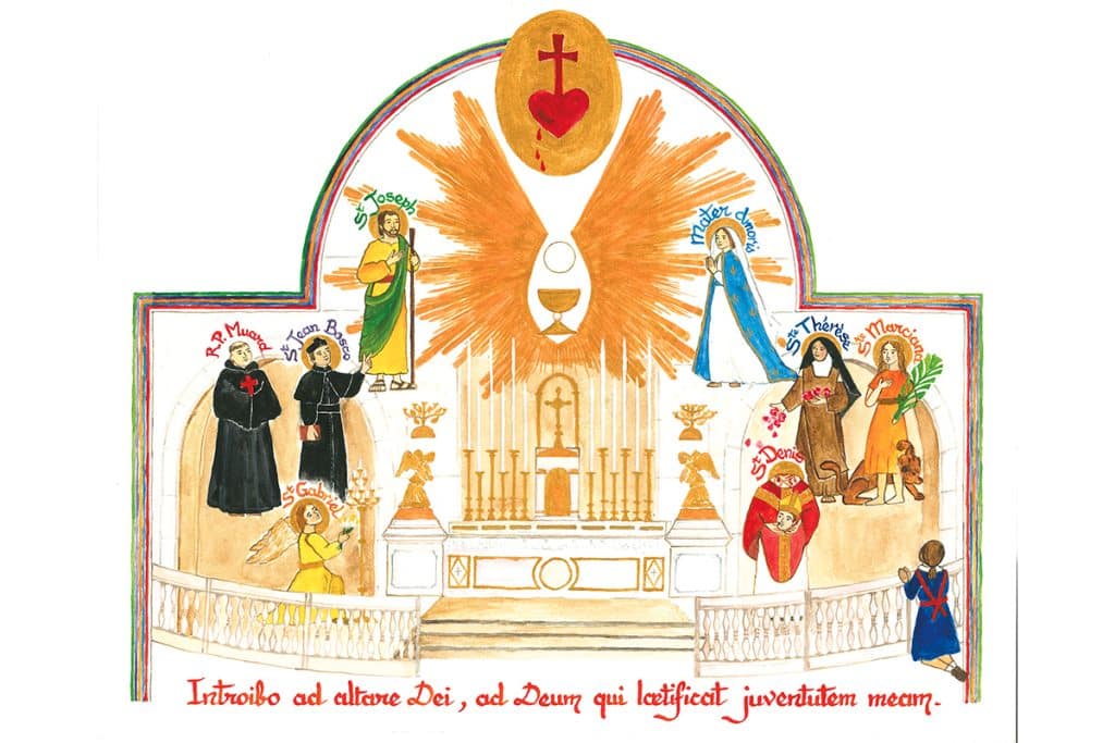 « Je m’avancerai jusqu’à l’autel de Dieu, jusqu’au Dieu qui réjouit ma jeunesse. »