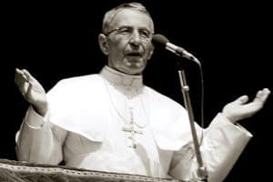 Le pape Jean-Paul Ier lors de l’Angélus.