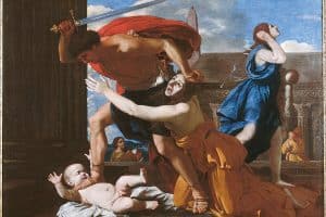 Le massacre des Innocents, Nicolas Poussin, musée Condé, Chantilly.