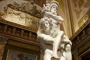 Énée, Anchise et Ascagne, par Le Bernin, Galerie Borghese.