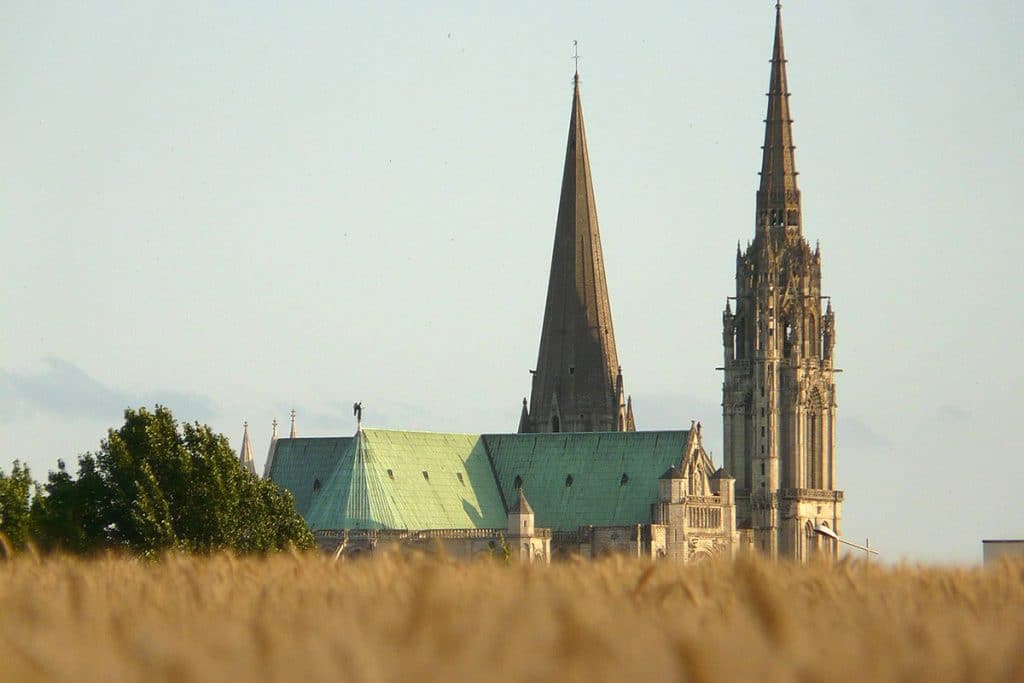 La cathédrale Notre-Dame de Chartres. Charles Péguy s’y rendit en pèlerinage en 1912, puis en 1913, pour confier sa famille à la Vierge.