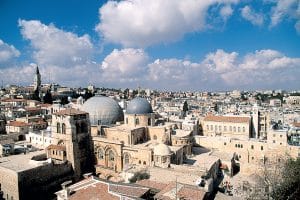 La basilique du Saint-Sépulcre, à Jérusalem.