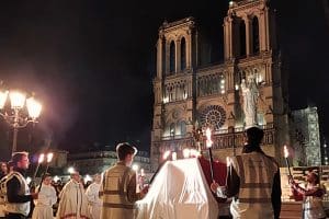 Pèlerinage des Pierres vivantes à Notre-Dame de Paris, l’an dernier.