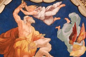 « Le sacrifice est l’acte suprême rendu à Dieu. » Le sacrifice d’Isaac, 1514, Raphaël, Musées du Vatican.