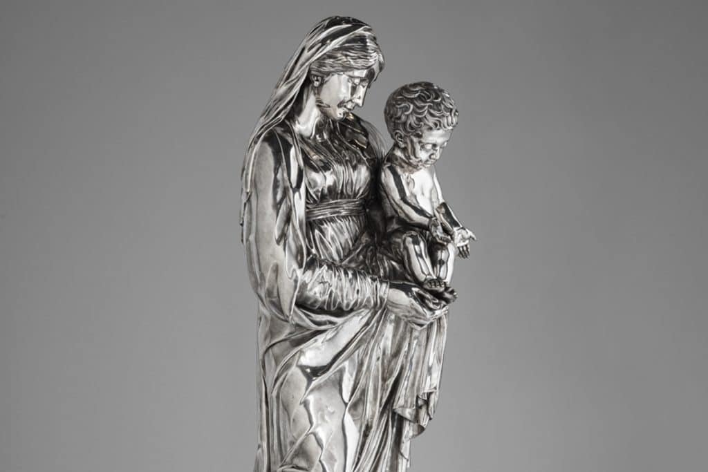 Charles-Nicolas Odiot, Vierge à l’enfant dite de Charles X, Trésor de Notre-Dame de Paris