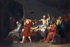 La mort de Socrate, 1787, Jacques-Louis David, Metropolitan Museum of Art, New York.